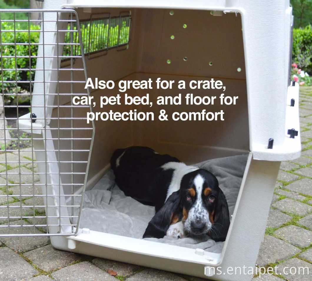 Selimut haiwan peliharaan haiwan peliharaan untuk anjing & kucing 100% poliester lembut